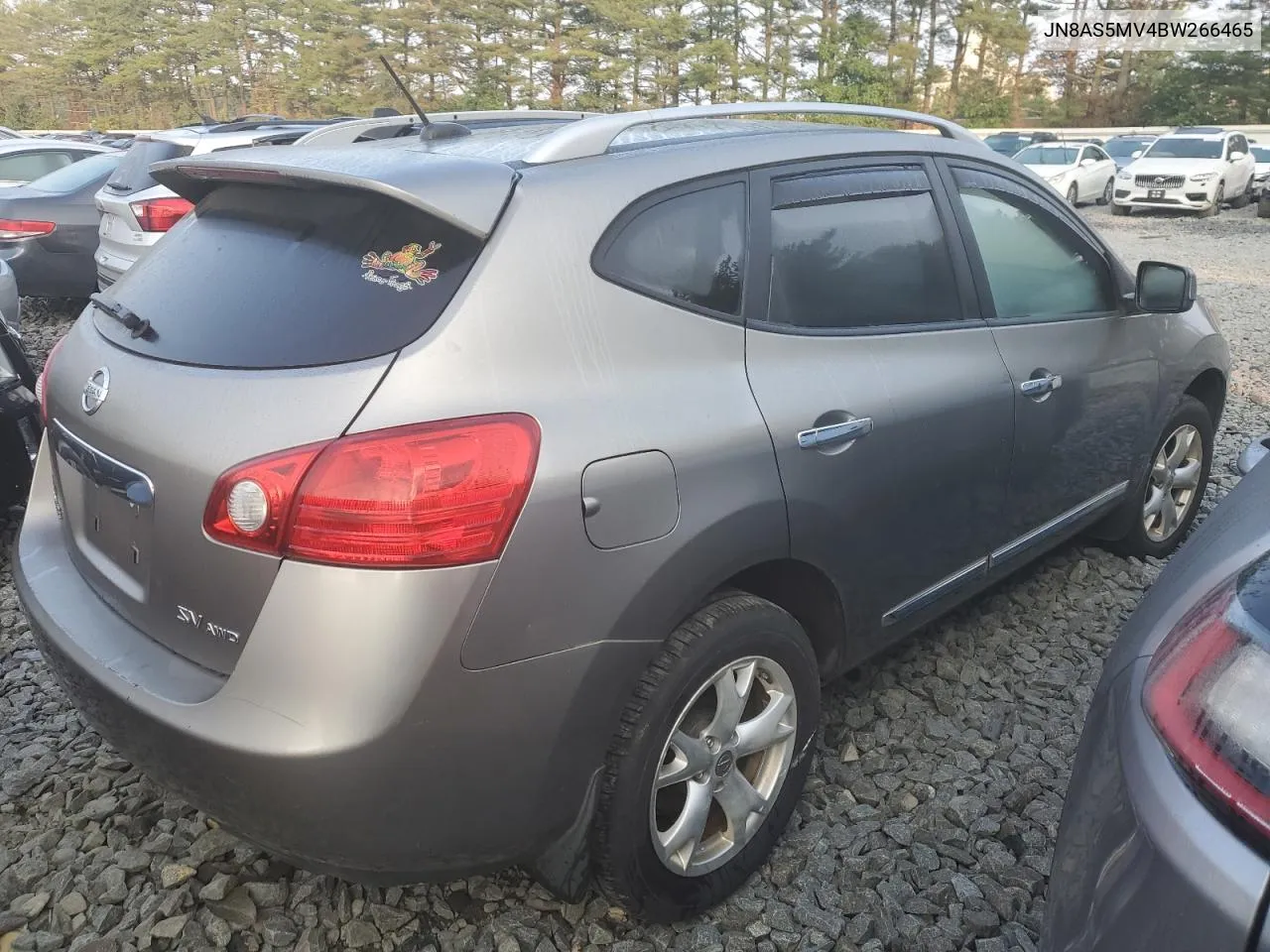 2011 Nissan Rogue S VIN: JN8AS5MV4BW266465 Lot: 67215524