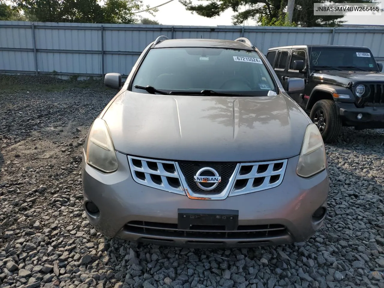 2011 Nissan Rogue S VIN: JN8AS5MV4BW266465 Lot: 67215524