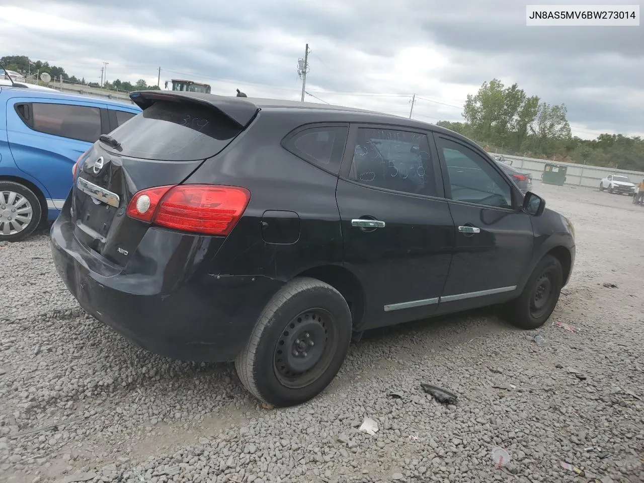 2011 Nissan Rogue S VIN: JN8AS5MV6BW273014 Lot: 68390954