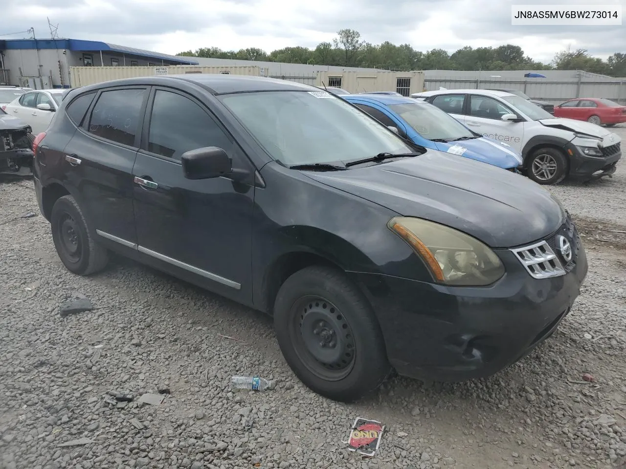 2011 Nissan Rogue S VIN: JN8AS5MV6BW273014 Lot: 68390954