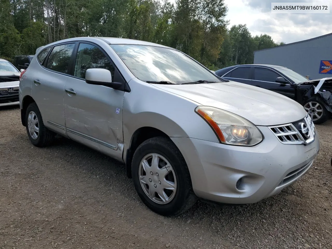 2011 Nissan Rogue S VIN: JN8AS5MT9BW160172 Lot: 68676974