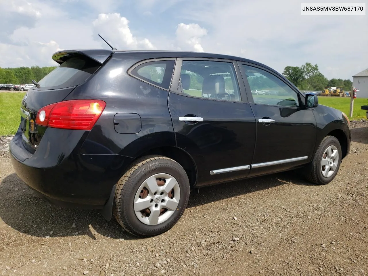 2011 Nissan Rogue S VIN: JN8AS5MV8BW687170 Lot: 68827294