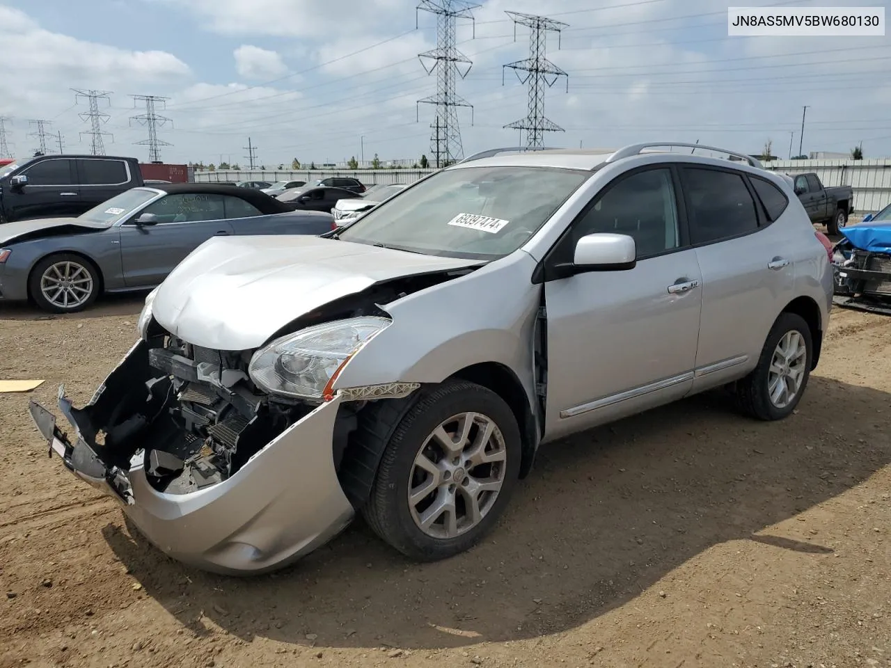 2011 Nissan Rogue S VIN: JN8AS5MV5BW680130 Lot: 69397474