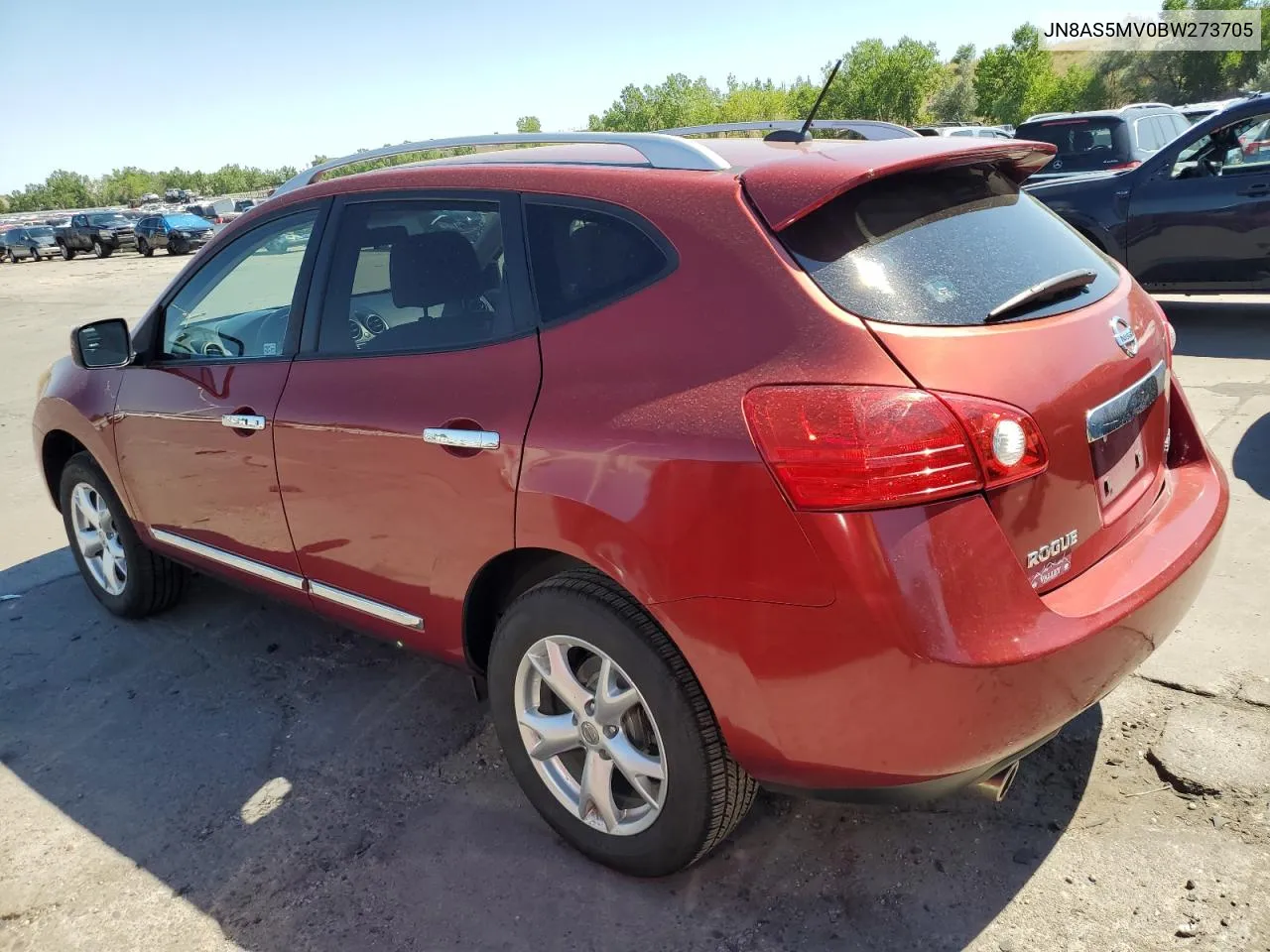 2011 Nissan Rogue S VIN: JN8AS5MV0BW273705 Lot: 69783984