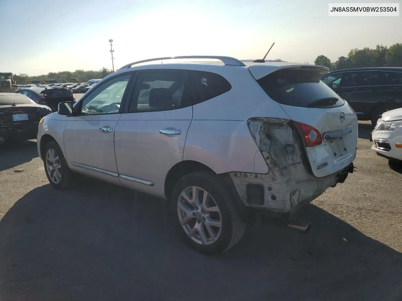 2011 Nissan Rogue S VIN: JN8AS5MV0BW253504 Lot: 70028204