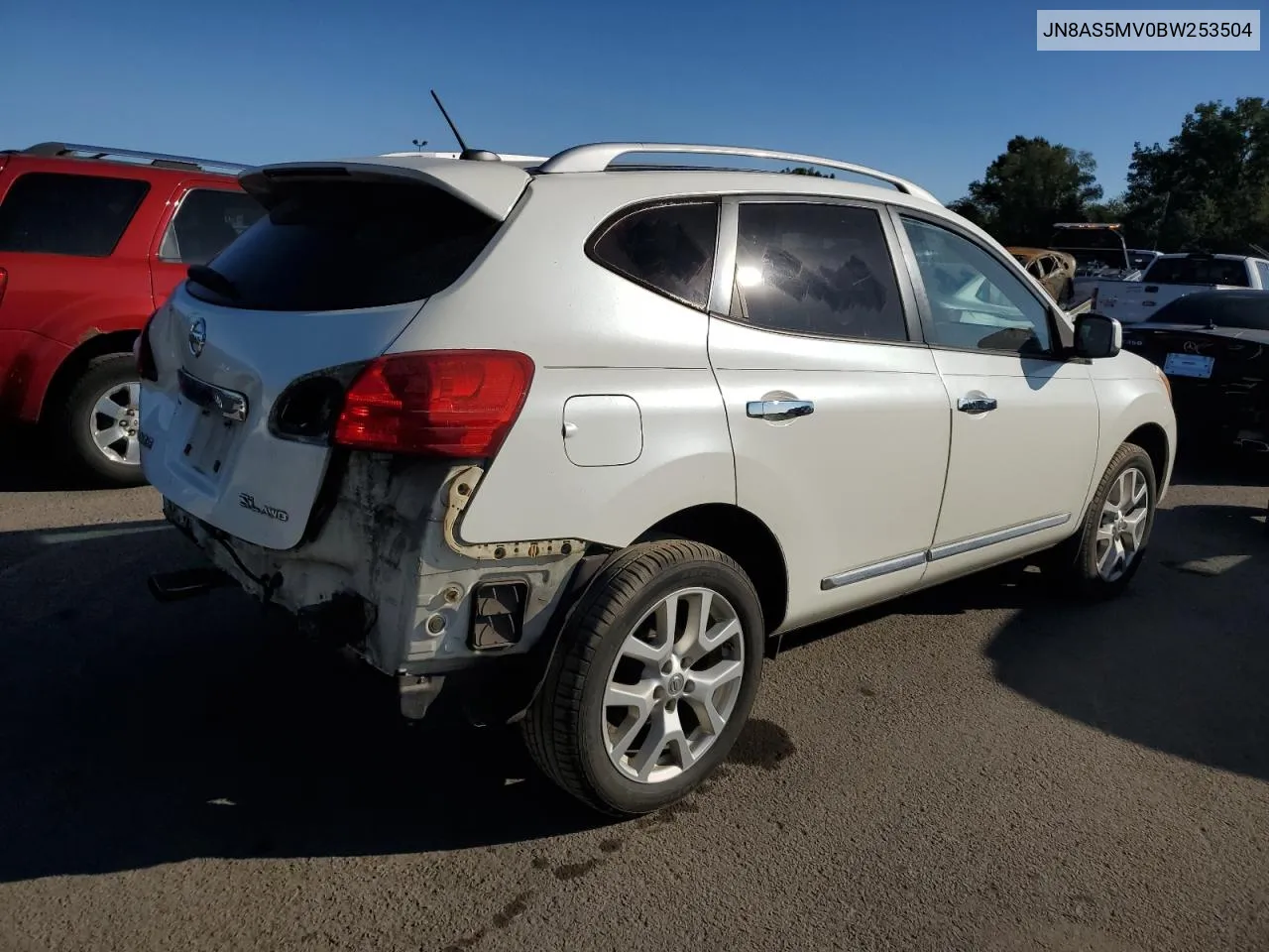 2011 Nissan Rogue S VIN: JN8AS5MV0BW253504 Lot: 70028204