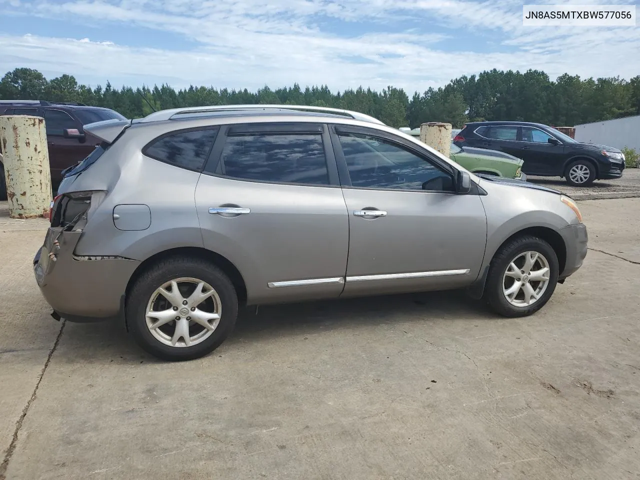 2011 Nissan Rogue S VIN: JN8AS5MTXBW577056 Lot: 70381904