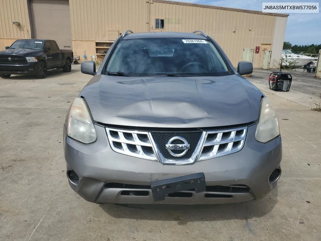 2011 Nissan Rogue S VIN: JN8AS5MTXBW577056 Lot: 70381904