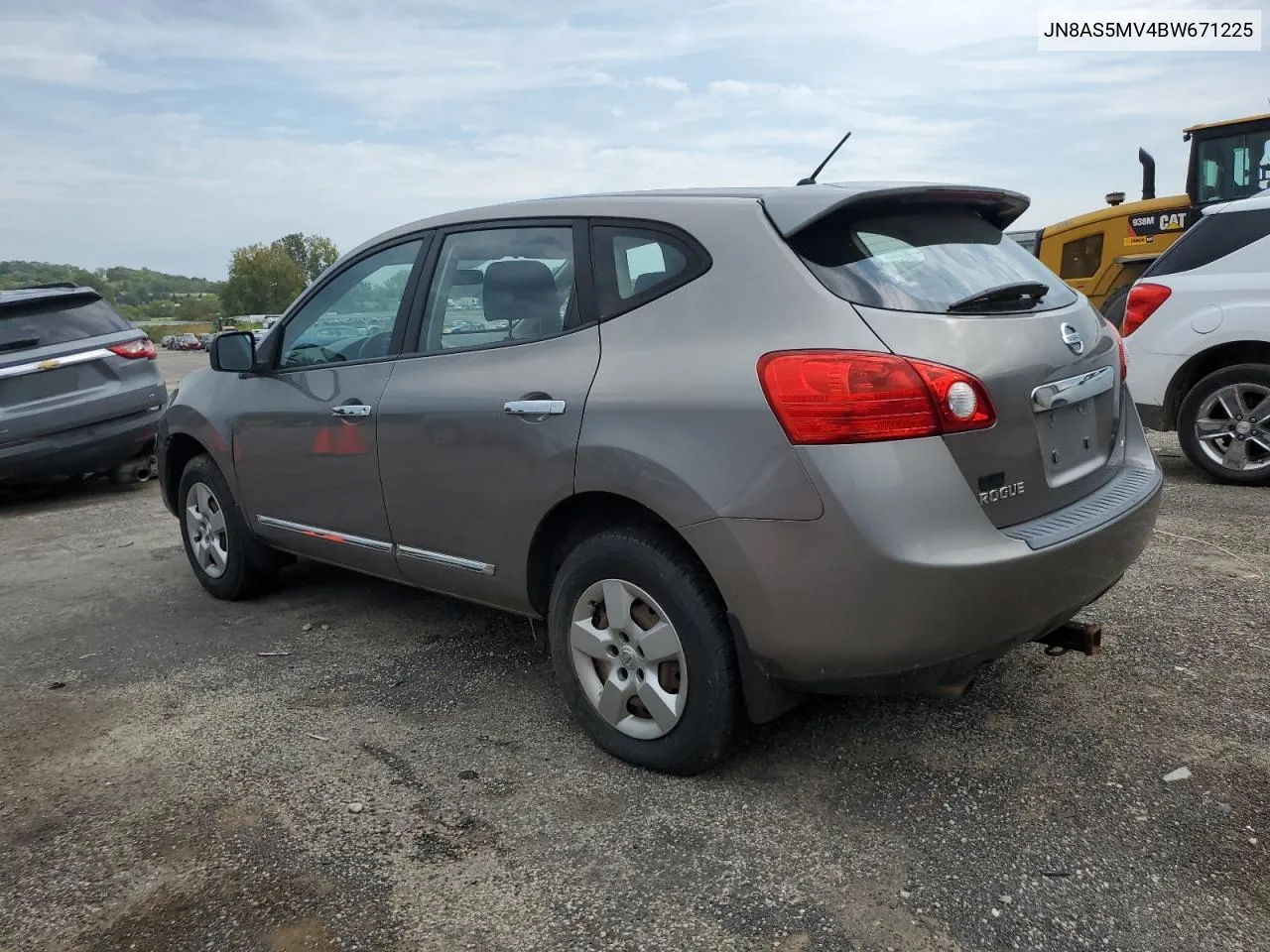 2011 Nissan Rogue S VIN: JN8AS5MV4BW671225 Lot: 70486344