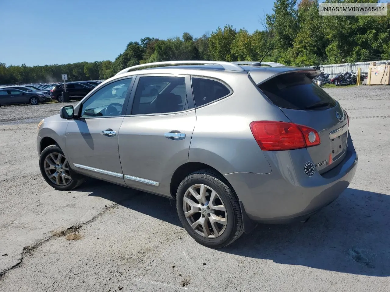 2011 Nissan Rogue S VIN: JN8AS5MV0BW665454 Lot: 70869814