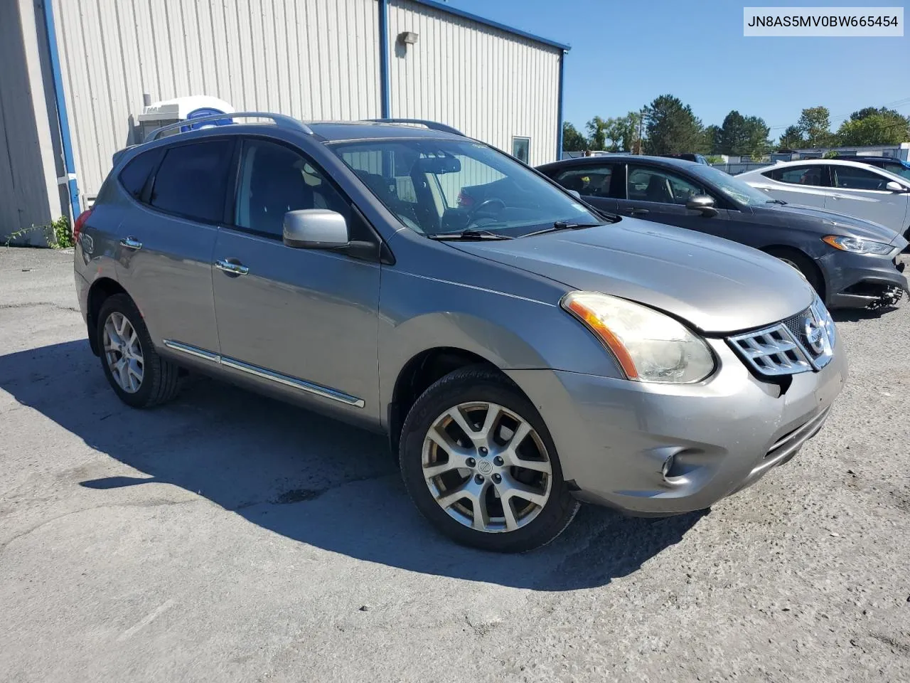 JN8AS5MV0BW665454 2011 Nissan Rogue S