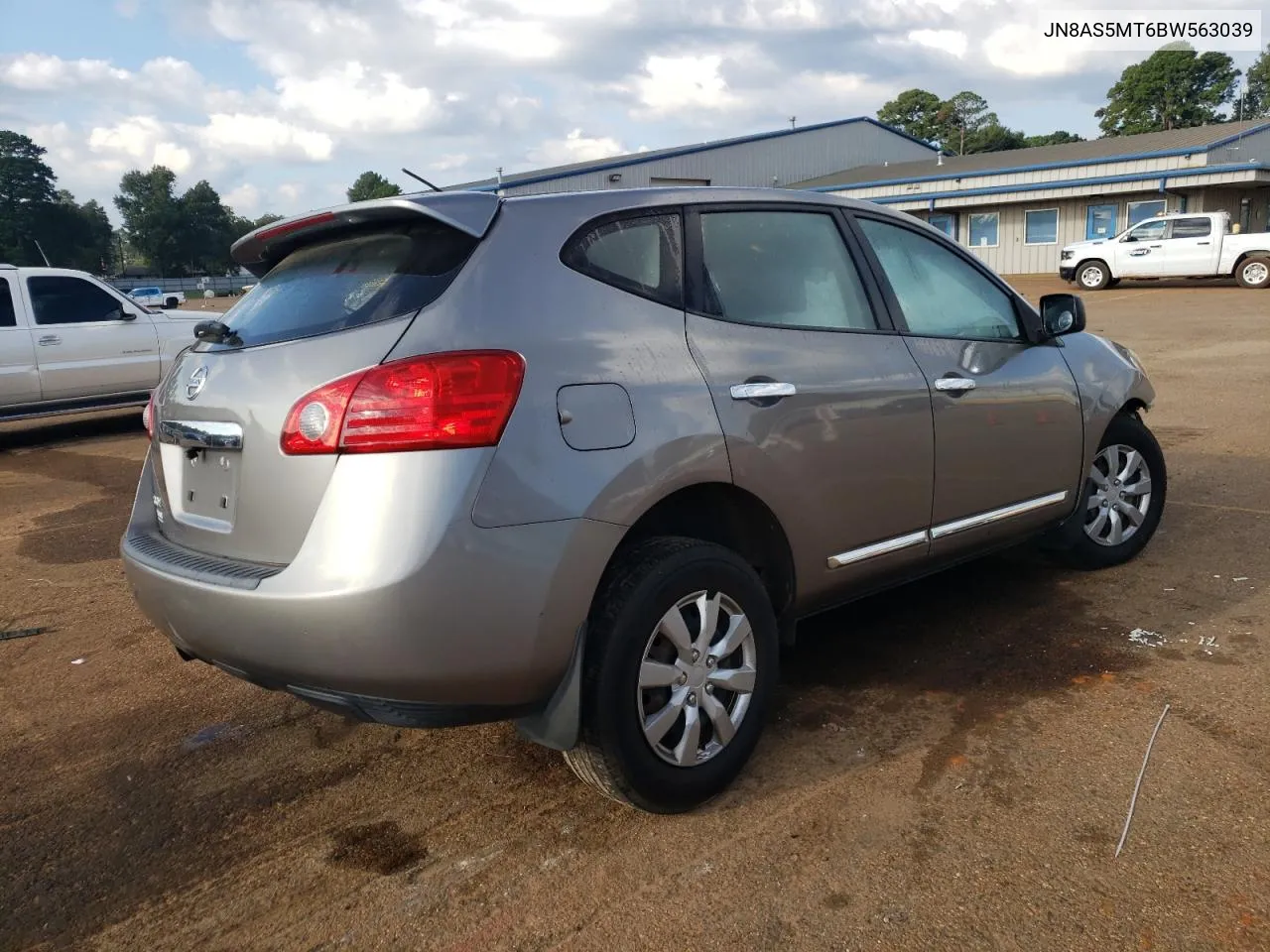 2011 Nissan Rogue S VIN: JN8AS5MT6BW563039 Lot: 71133804