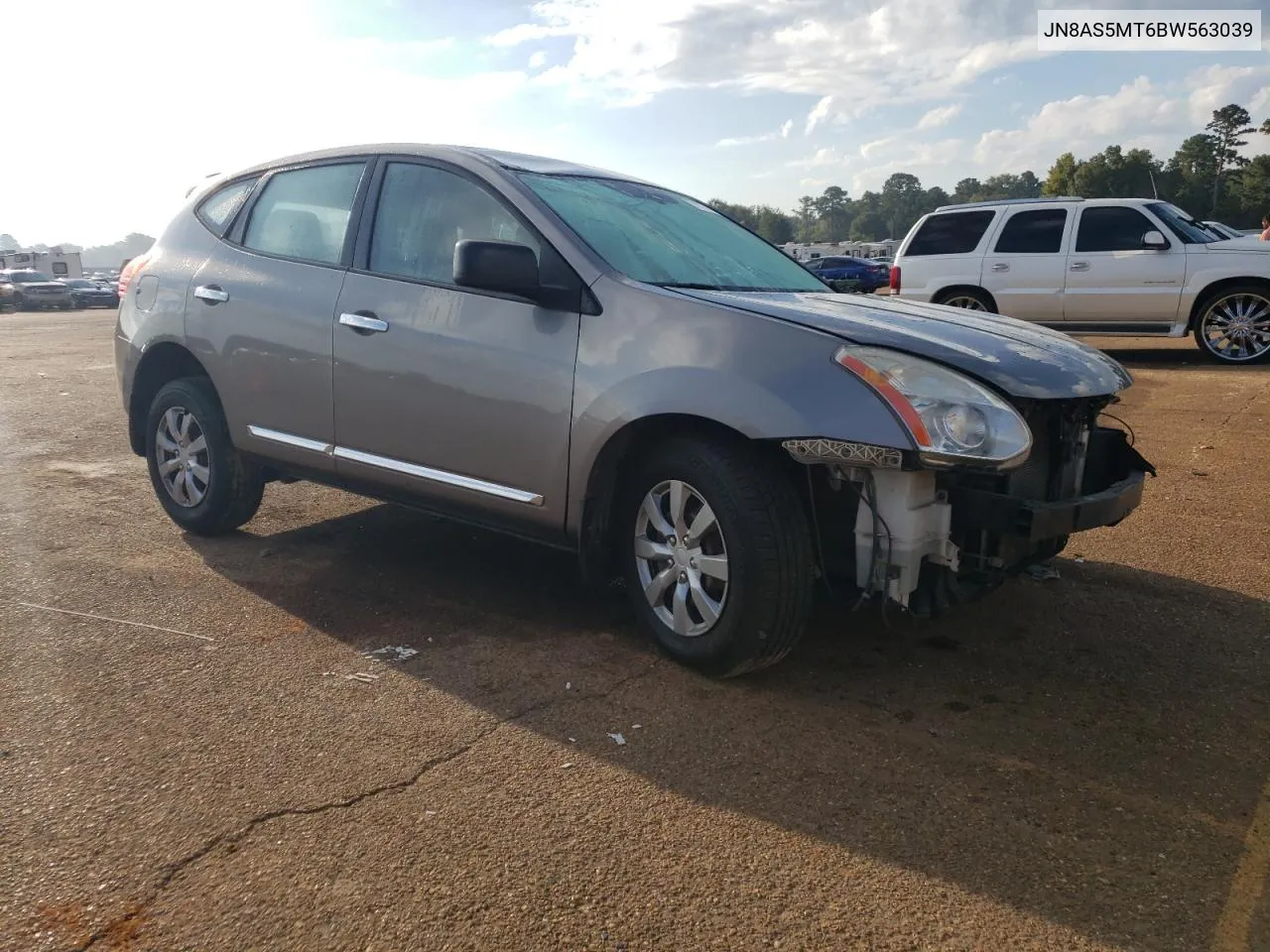 2011 Nissan Rogue S VIN: JN8AS5MT6BW563039 Lot: 71133804