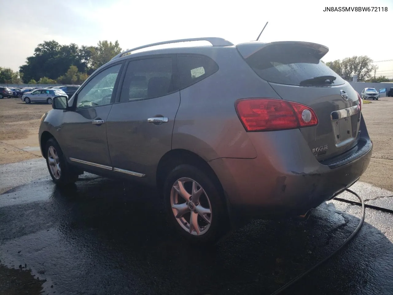 2011 Nissan Rogue S VIN: JN8AS5MV8BW672118 Lot: 71236154