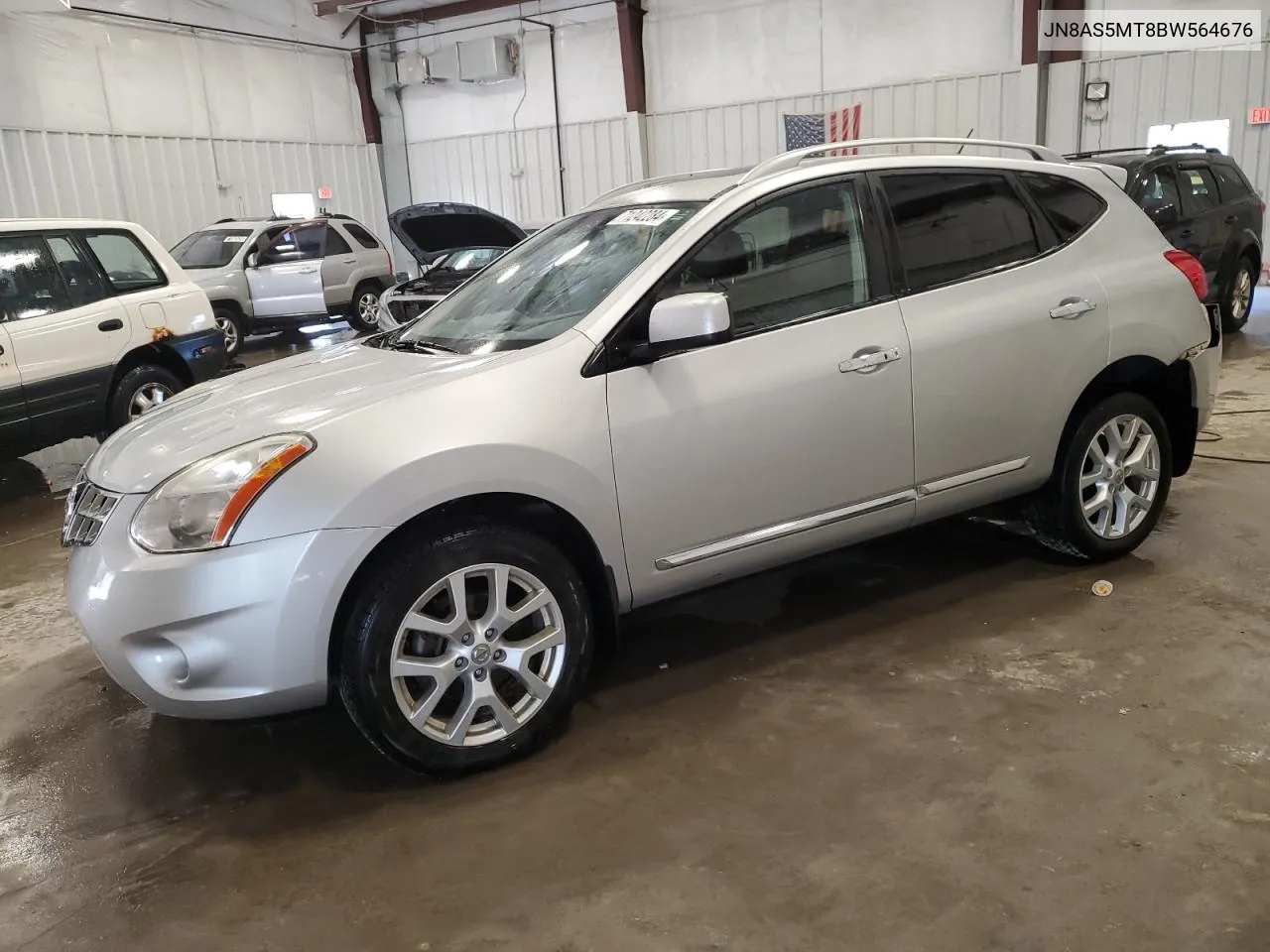 2011 Nissan Rogue S VIN: JN8AS5MT8BW564676 Lot: 71242284