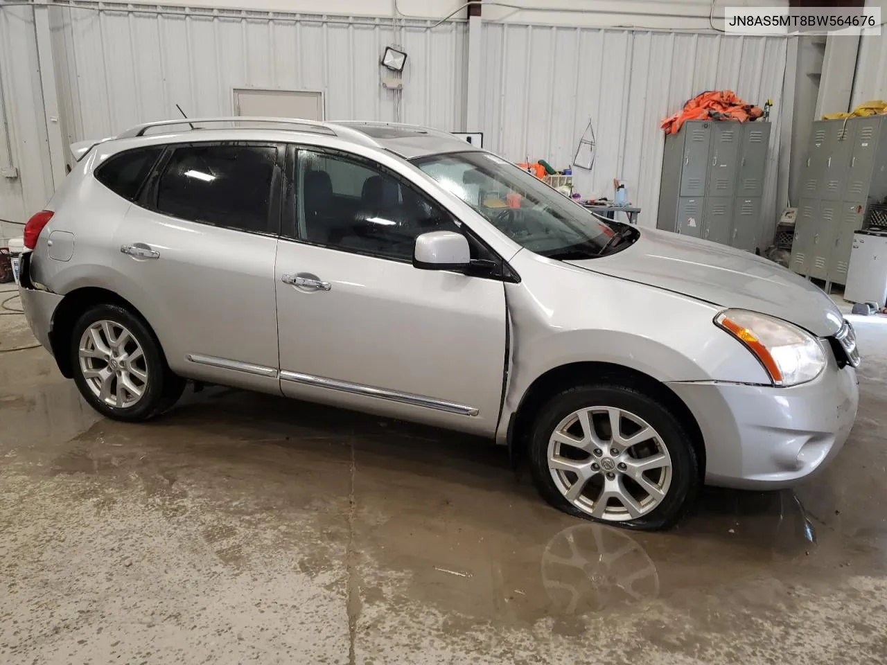 JN8AS5MT8BW564676 2011 Nissan Rogue S