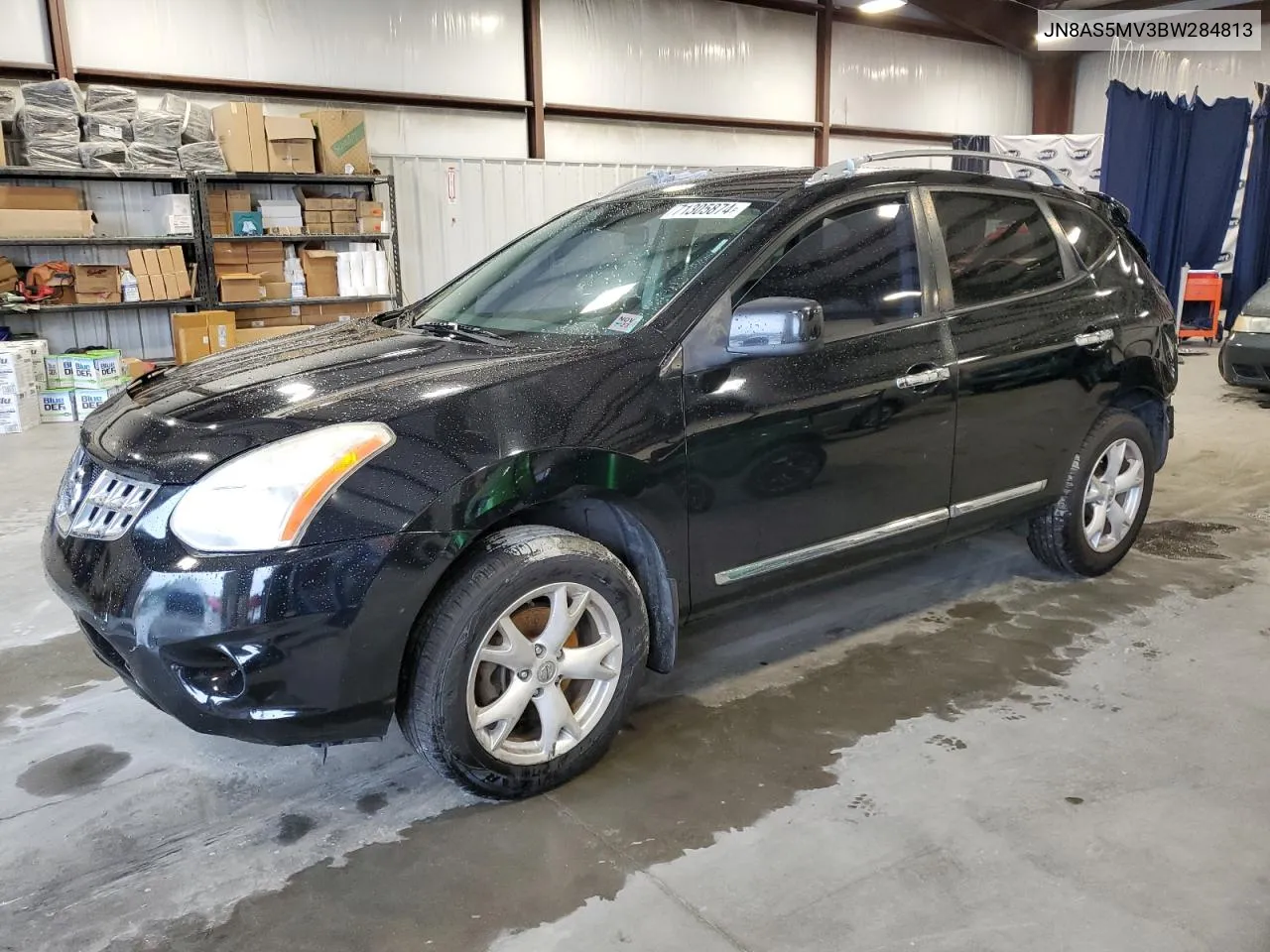 2011 Nissan Rogue S VIN: JN8AS5MV3BW284813 Lot: 71305874