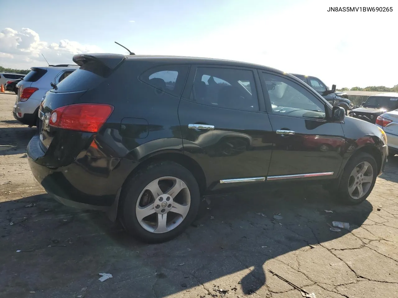 2011 Nissan Rogue S VIN: JN8AS5MV1BW690265 Lot: 71309904