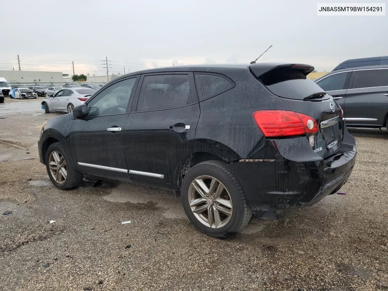 2011 Nissan Rogue S VIN: JN8AS5MT9BW154291 Lot: 71437434