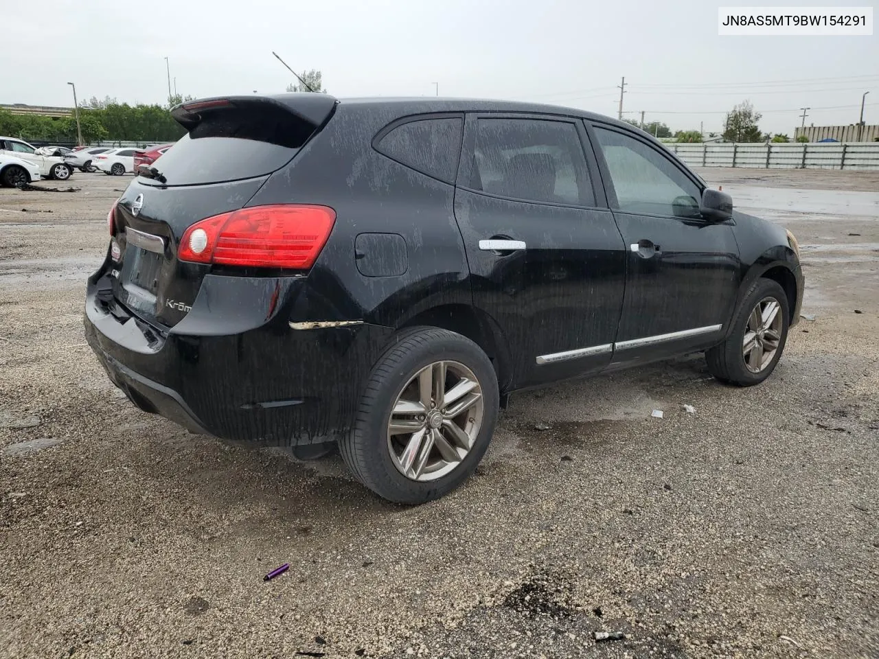 2011 Nissan Rogue S VIN: JN8AS5MT9BW154291 Lot: 71437434