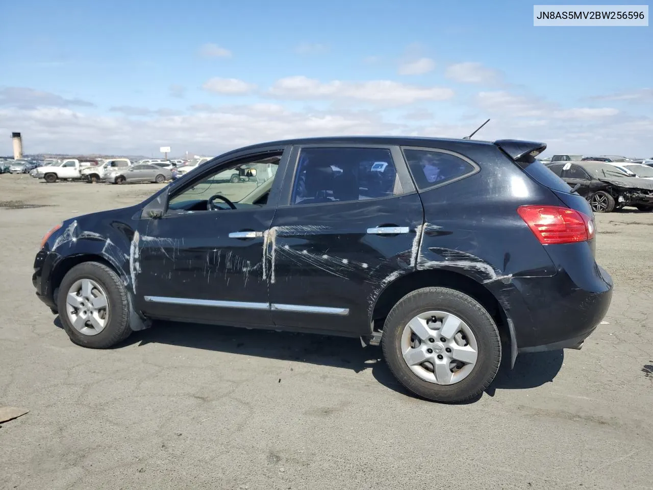 2011 Nissan Rogue S VIN: JN8AS5MV2BW256596 Lot: 71438164