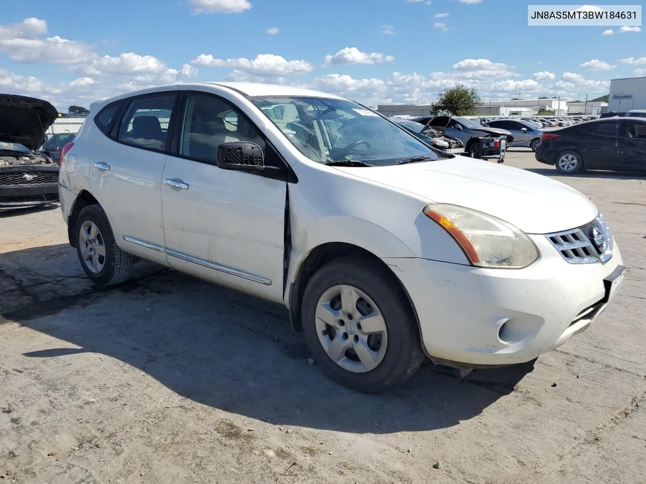 2011 Nissan Rogue S VIN: JN8AS5MT3BW184631 Lot: 71674354