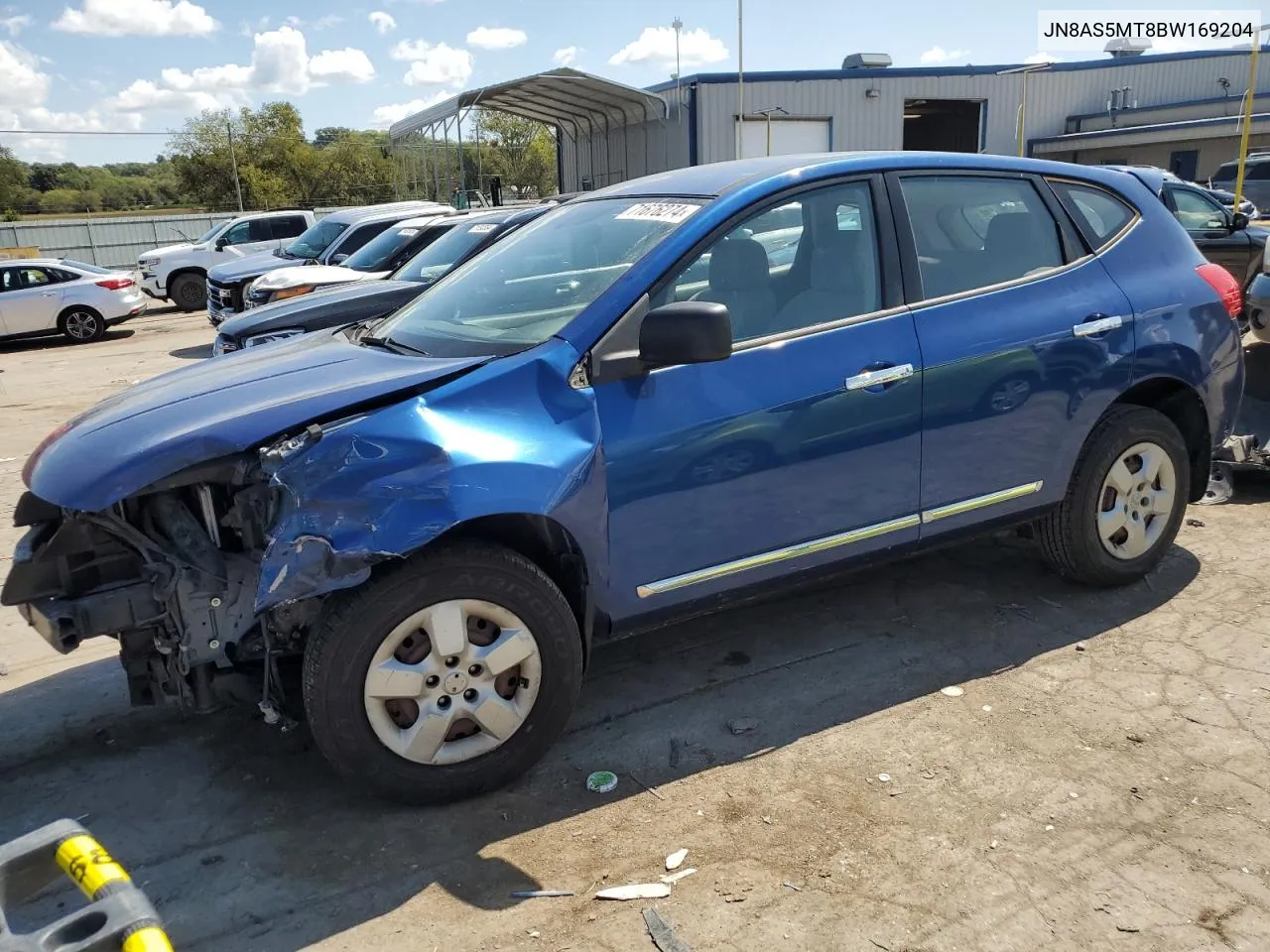 2011 Nissan Rogue S VIN: JN8AS5MT8BW169204 Lot: 71676274