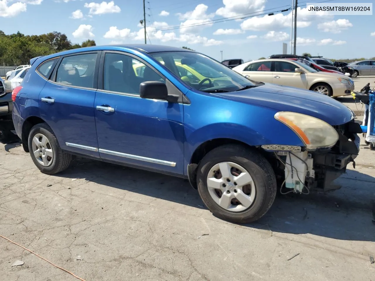 2011 Nissan Rogue S VIN: JN8AS5MT8BW169204 Lot: 71676274