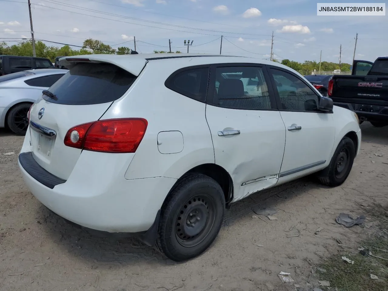 JN8AS5MT2BW188184 2011 Nissan Rogue S