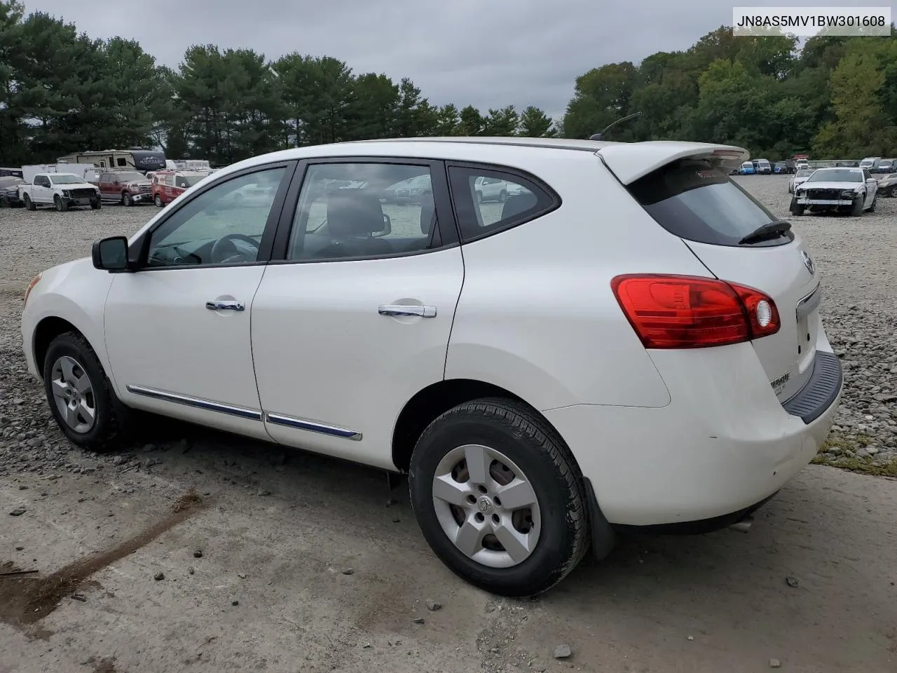 2011 Nissan Rogue S VIN: JN8AS5MV1BW301608 Lot: 71894164