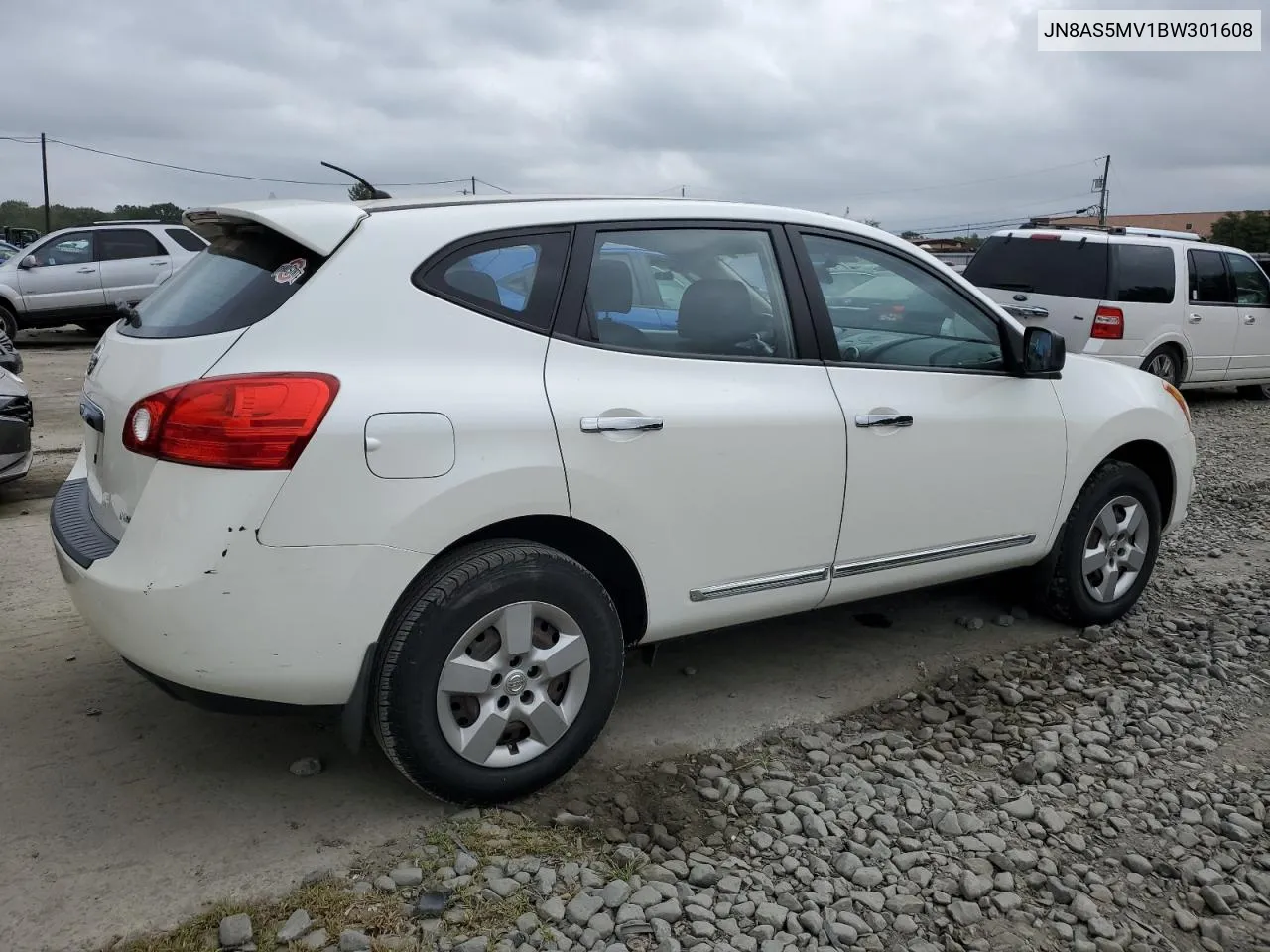 2011 Nissan Rogue S VIN: JN8AS5MV1BW301608 Lot: 71894164