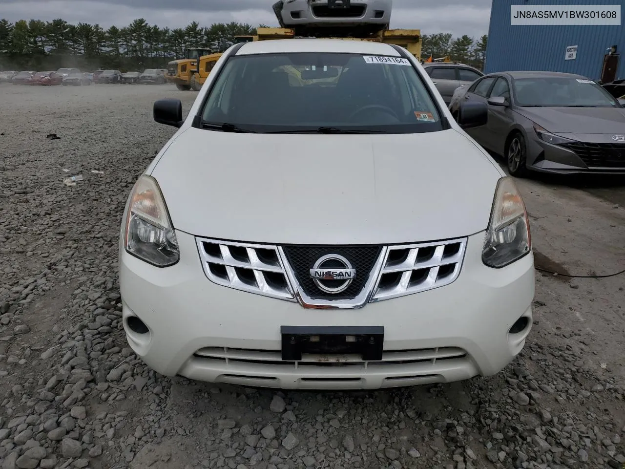 2011 Nissan Rogue S VIN: JN8AS5MV1BW301608 Lot: 71894164