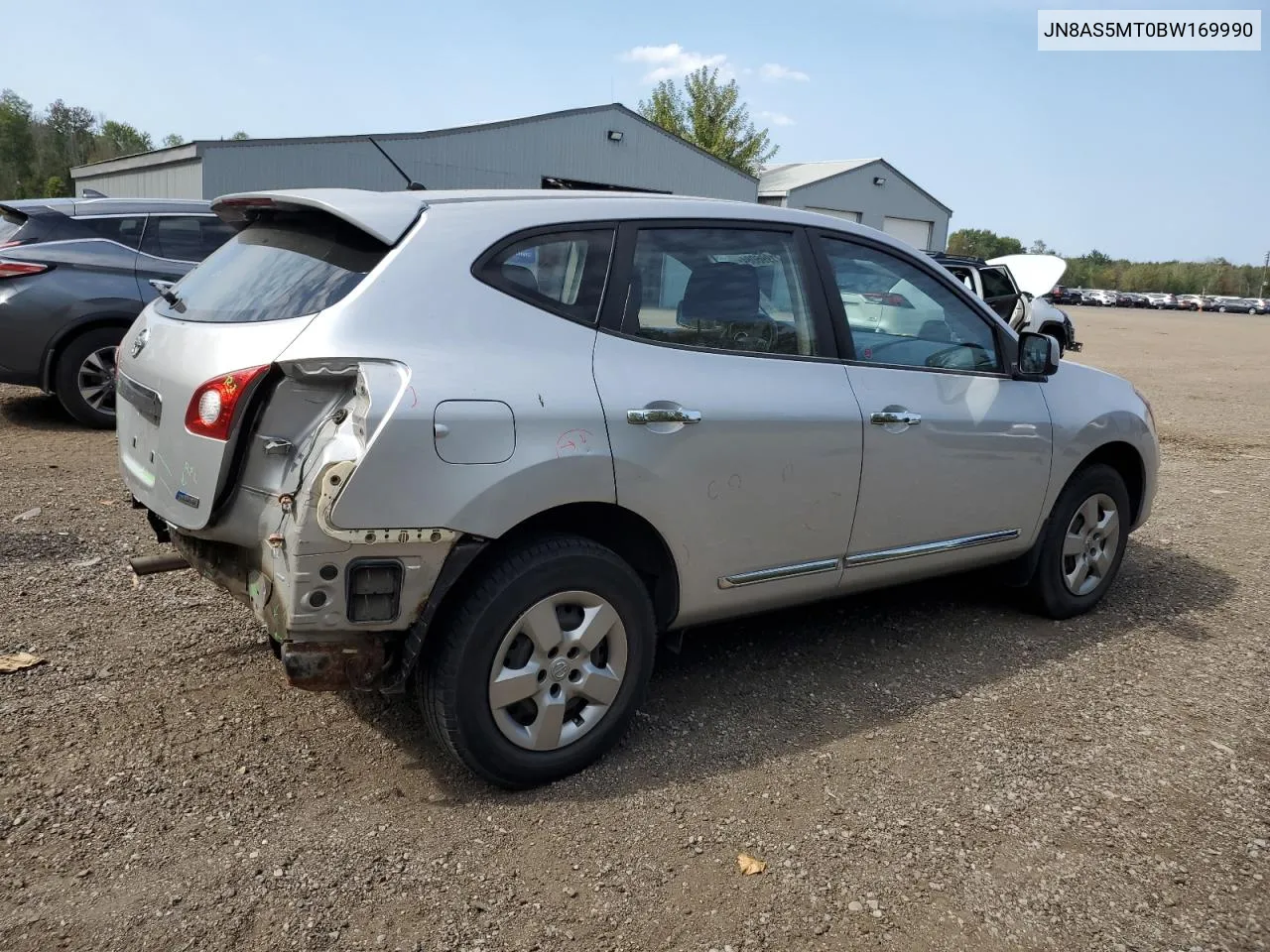 2011 Nissan Rogue S VIN: JN8AS5MT0BW169990 Lot: 71996084