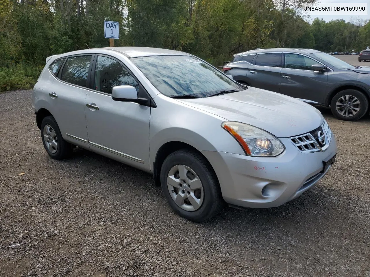 2011 Nissan Rogue S VIN: JN8AS5MT0BW169990 Lot: 71996084