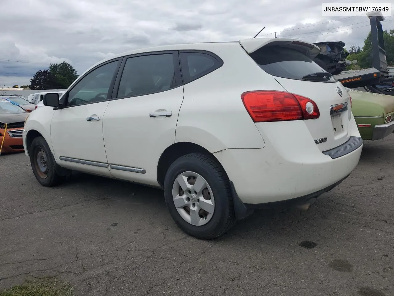 2011 Nissan Rogue S VIN: JN8AS5MT5BW176949 Lot: 72091464