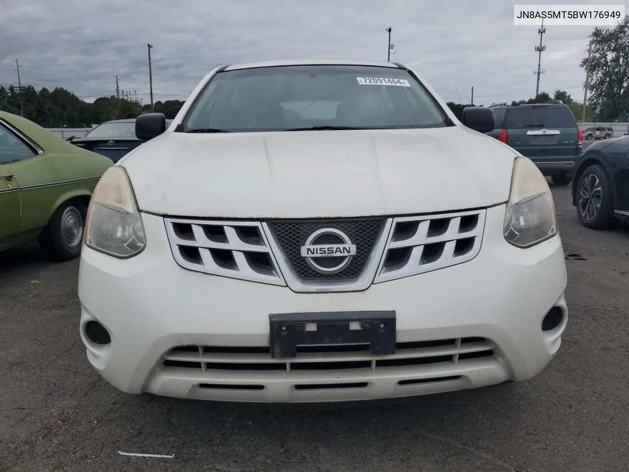 2011 Nissan Rogue S VIN: JN8AS5MT5BW176949 Lot: 72091464