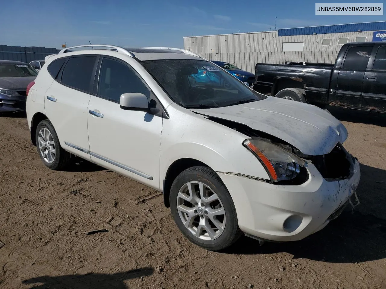 2011 Nissan Rogue S VIN: JN8AS5MV6BW282859 Lot: 72535014