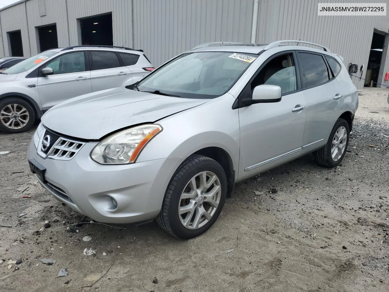 2011 Nissan Rogue S VIN: JN8AS5MV2BW272295 Lot: 72743284