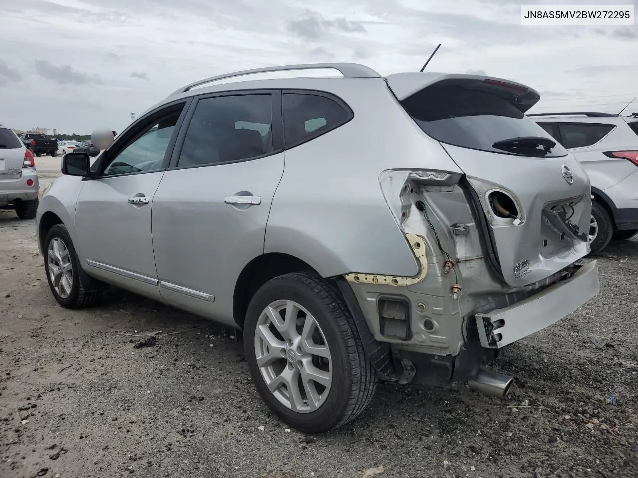 2011 Nissan Rogue S VIN: JN8AS5MV2BW272295 Lot: 72743284