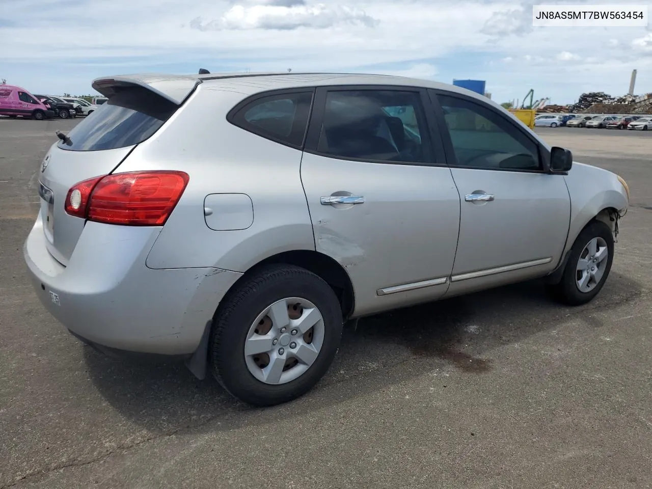 2011 Nissan Rogue S VIN: JN8AS5MT7BW563454 Lot: 72897544