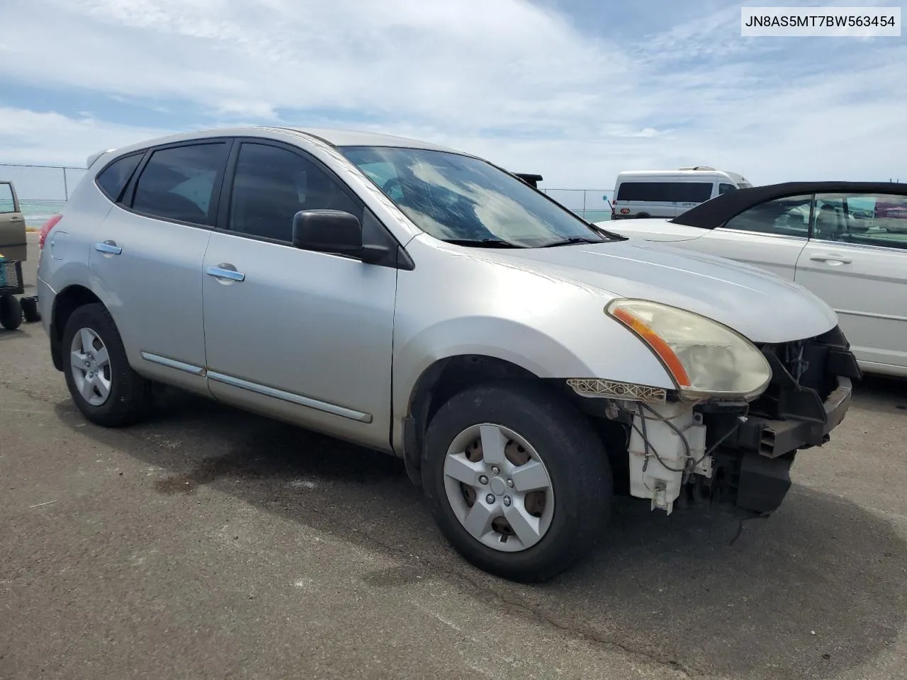 2011 Nissan Rogue S VIN: JN8AS5MT7BW563454 Lot: 72897544