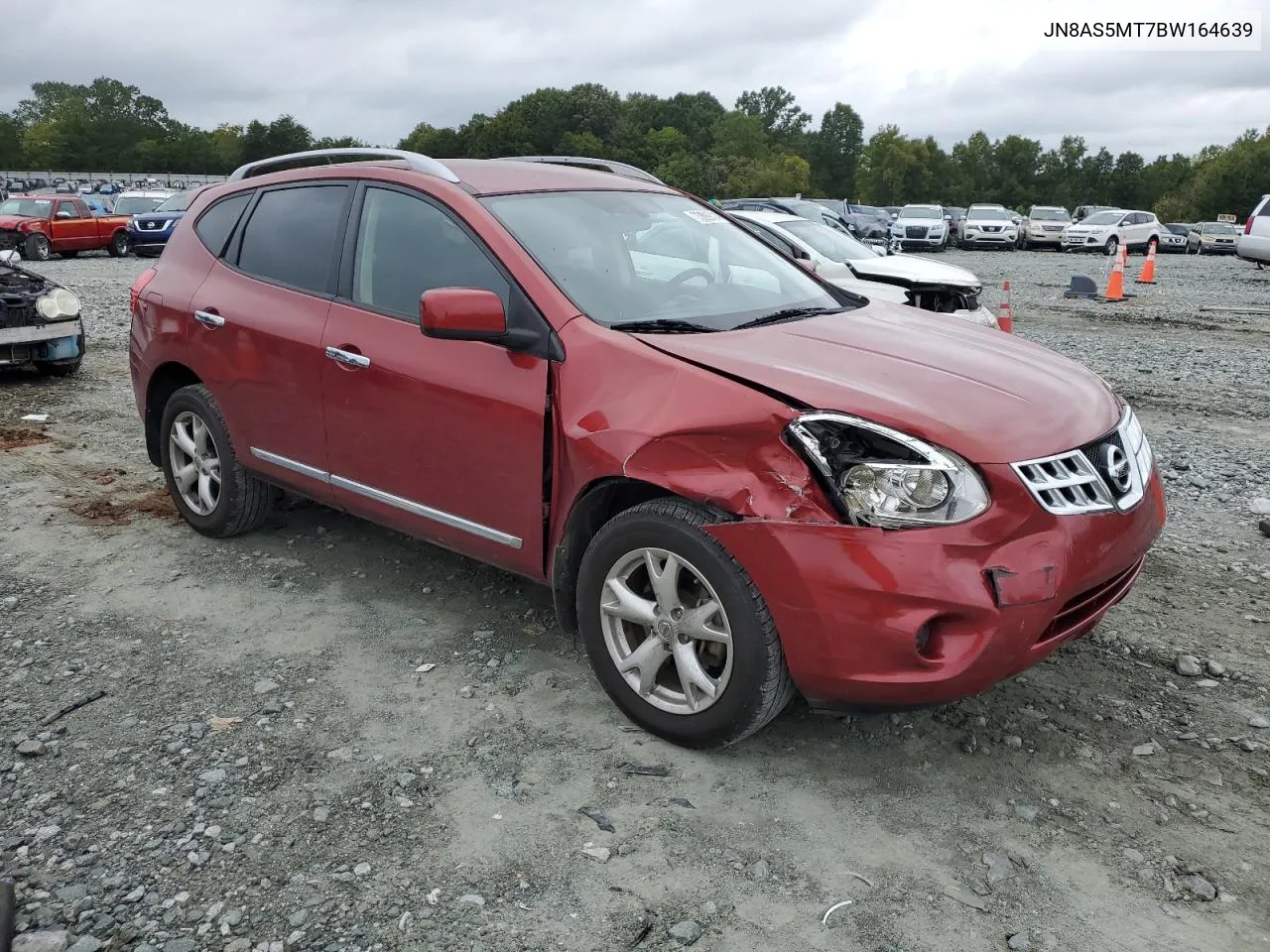 2011 Nissan Rogue S VIN: JN8AS5MT7BW164639 Lot: 73029724