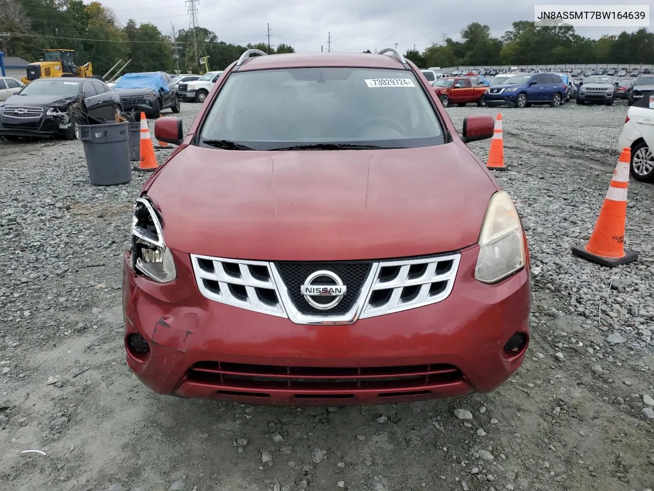 2011 Nissan Rogue S VIN: JN8AS5MT7BW164639 Lot: 73029724