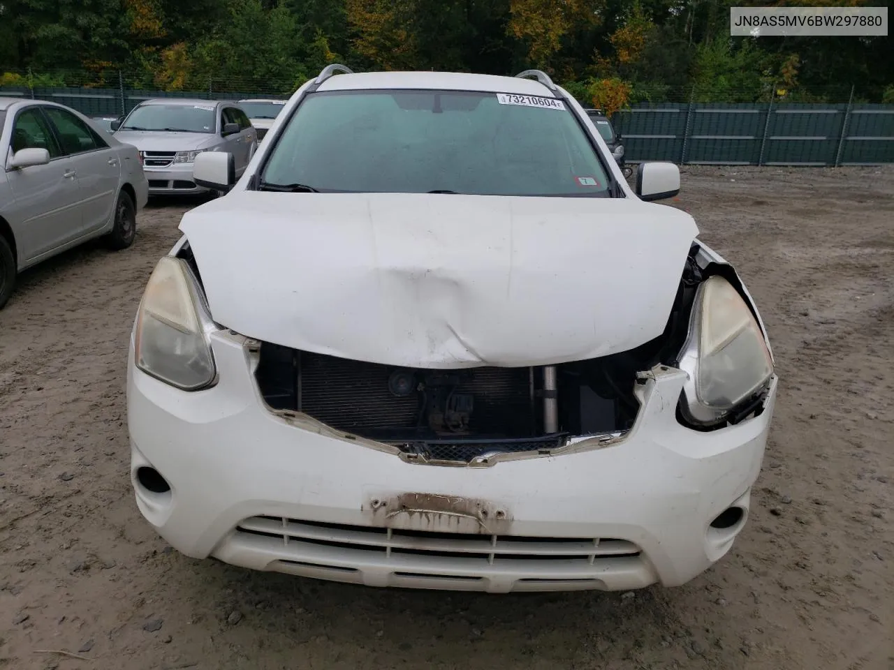 2011 Nissan Rogue S VIN: JN8AS5MV6BW297880 Lot: 73210604