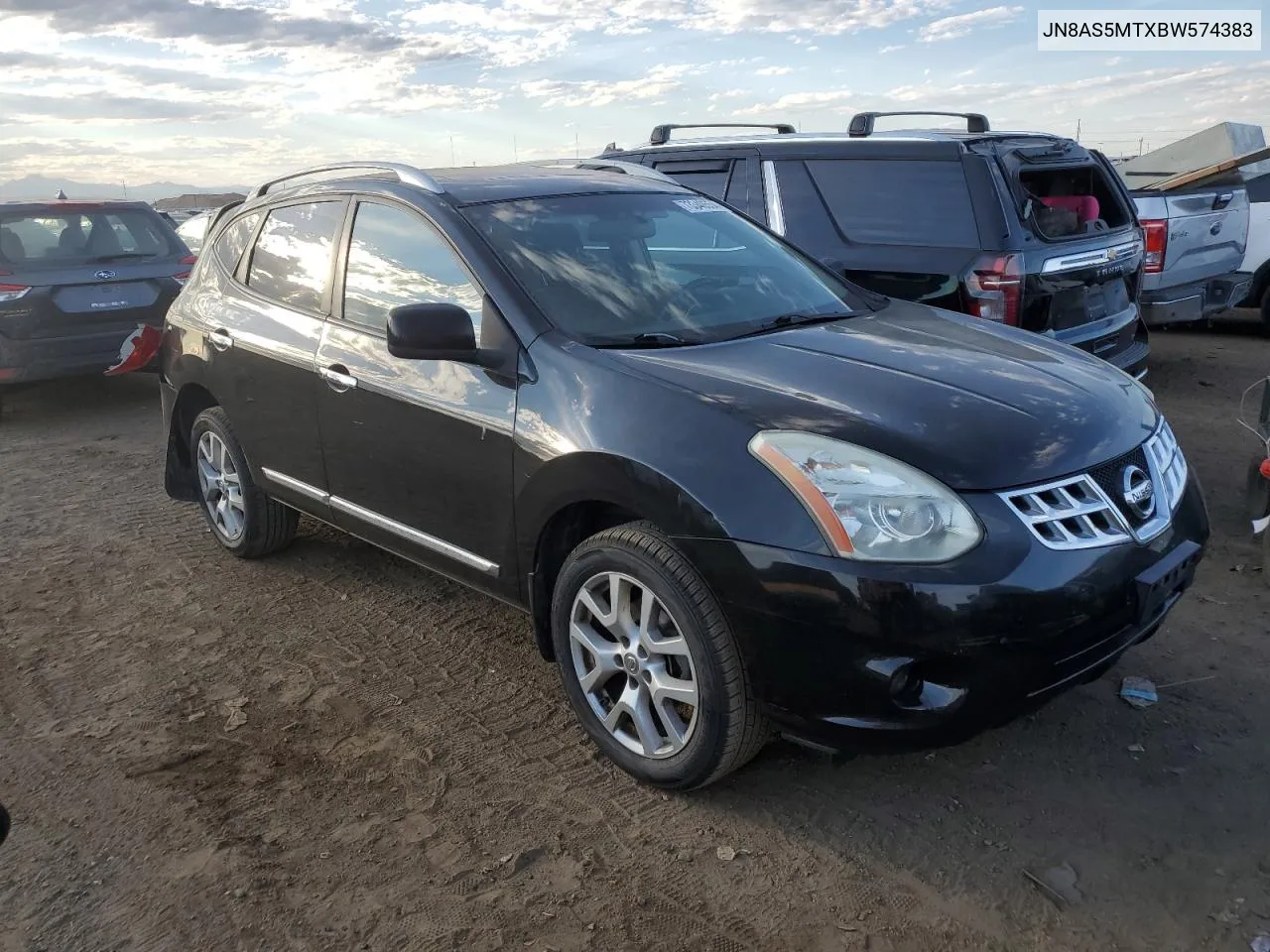 2011 Nissan Rogue S VIN: JN8AS5MTXBW574383 Lot: 73340554