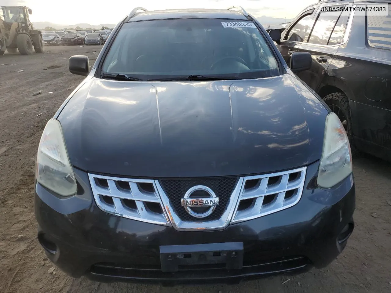 2011 Nissan Rogue S VIN: JN8AS5MTXBW574383 Lot: 73340554