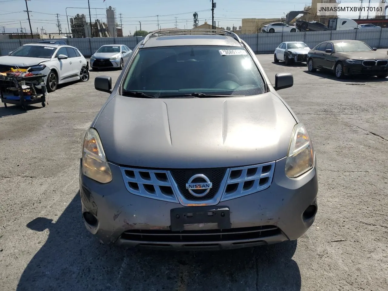 2011 Nissan Rogue S VIN: JN8AS5MTXBW170161 Lot: 73680144