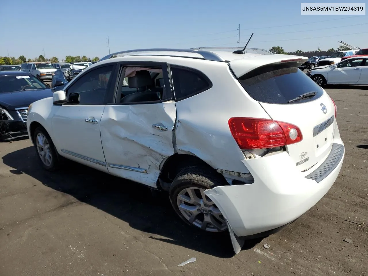 2011 Nissan Rogue S VIN: JN8AS5MV1BW294319 Lot: 73793964