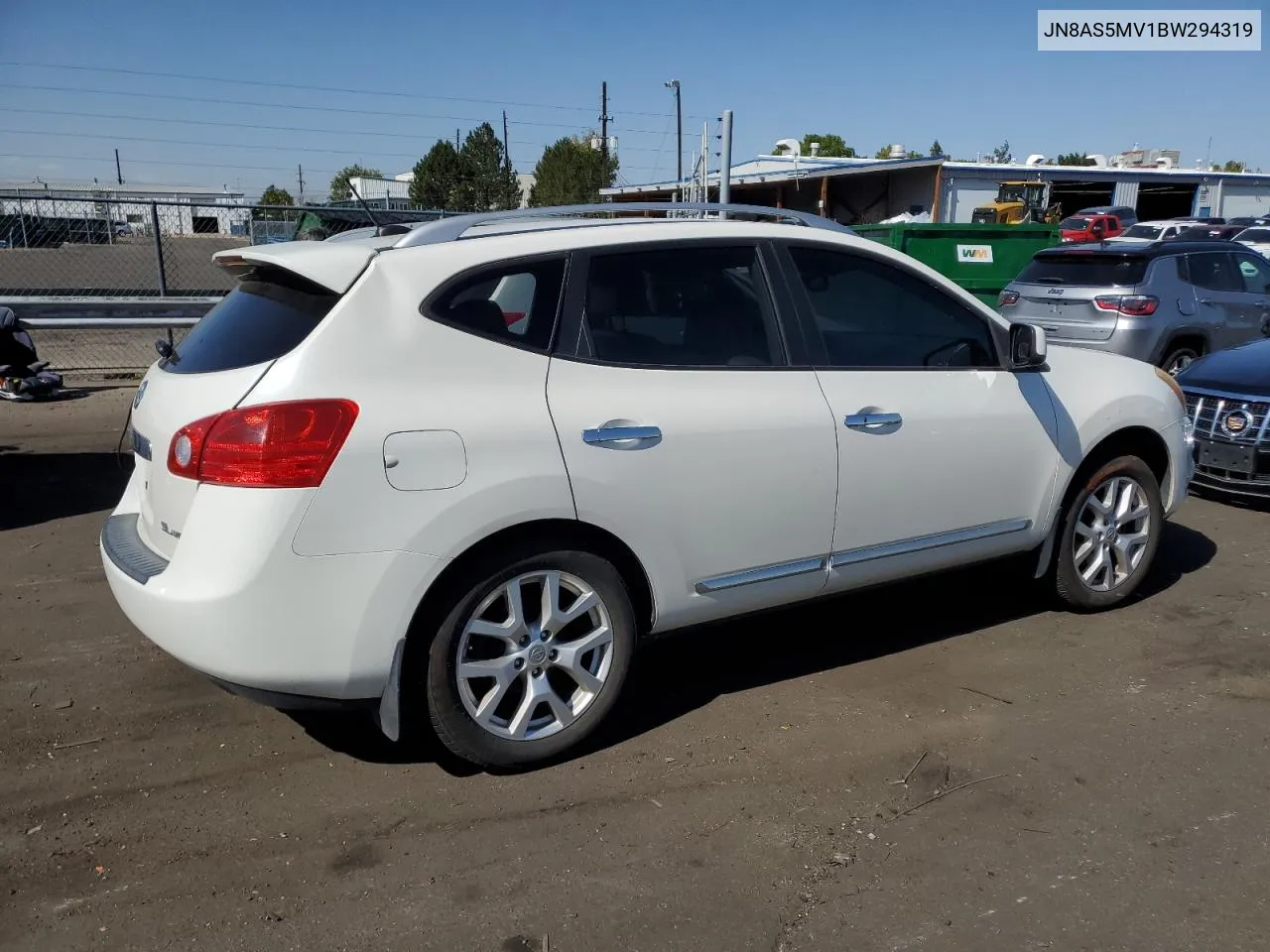 2011 Nissan Rogue S VIN: JN8AS5MV1BW294319 Lot: 73793964