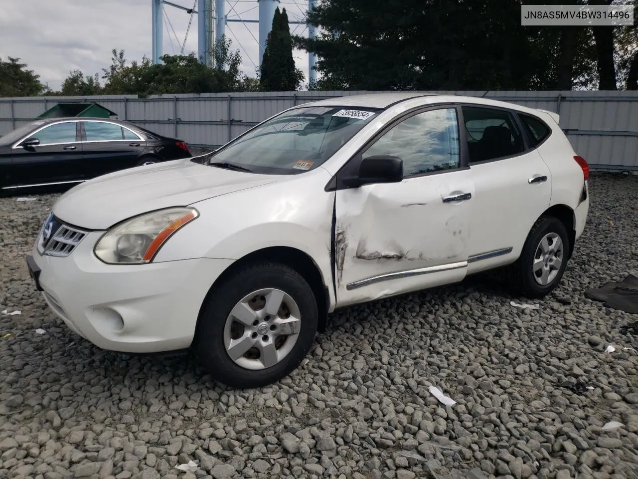 2011 Nissan Rogue S VIN: JN8AS5MV4BW314496 Lot: 73958854